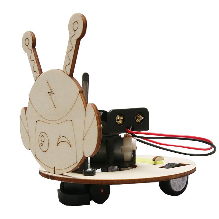 Obstacle Avoidance Robot Technology Small Production Children's Science Experiment Toys Students DIY Handmade Invention Material Package