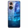 Чехол для Honor 50 Мультяшный Закаленное Стекло Задняя Крышка Жесткий Чехол Для Телефона Huawei Honor 50 Pro NTH-AN00 NTH-NX9 Fundas Coque