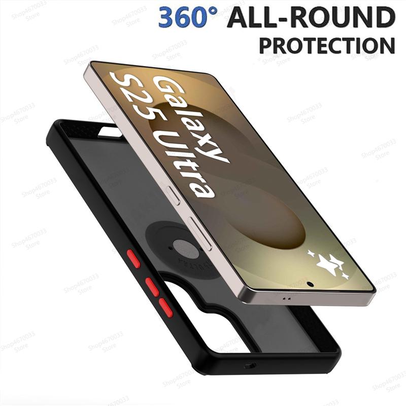 Магнитный чехол-держатель для телефона для Samsung Galaxy S25 S24 S23 S22 S21 S20 Ultra Plus FE Note 20 Ultra Противоударный чехол Fundas