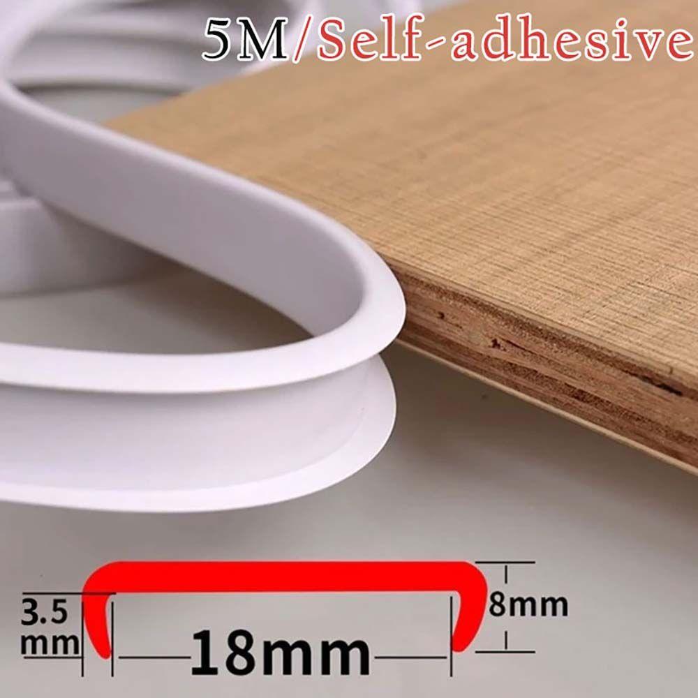Self Adhesive Edge Guard Protector Cabinet Home Decor Sealing Tape Edge Banding Strip Bumper Strip