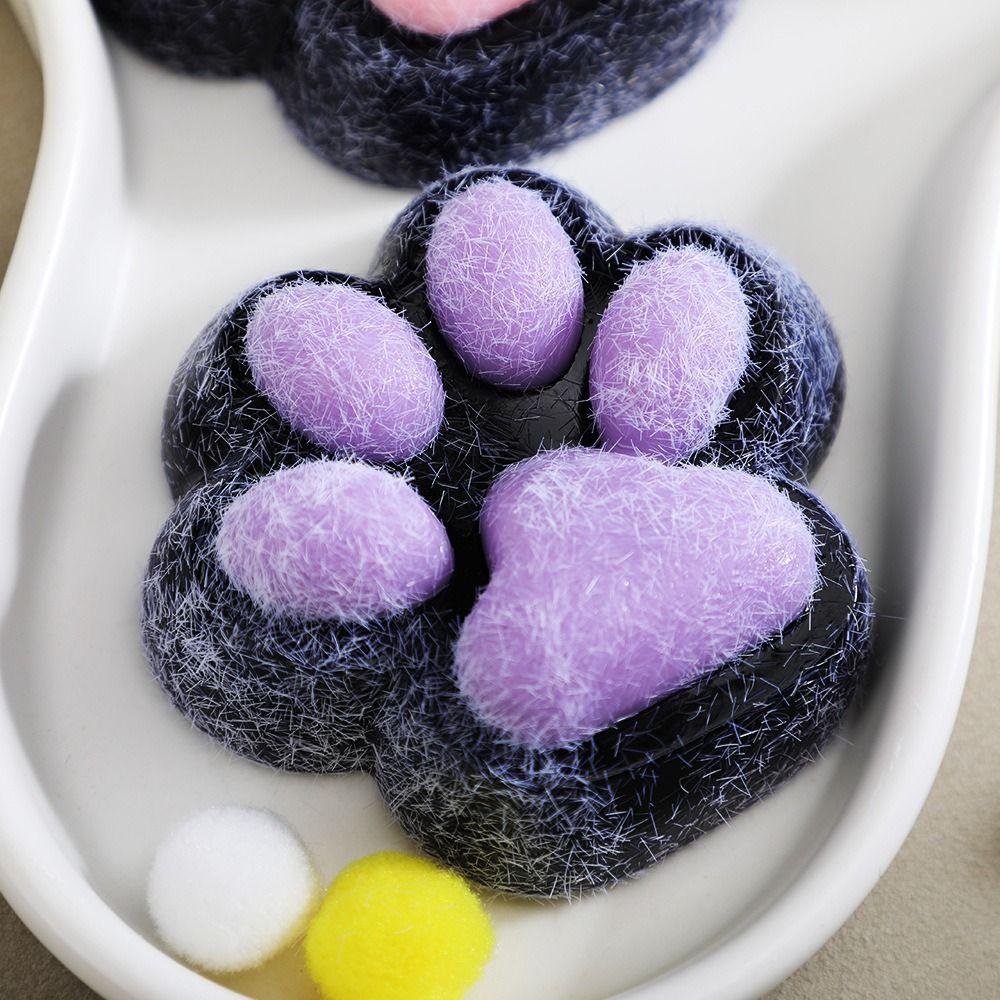 Мягкая игрушка-фиджет из мультфильма «Плюшевая кошачья лапка» Игрушка-щипок для кошачьей лапки Игрушка-сжиматель для кошачьей лапки Розыгрыши