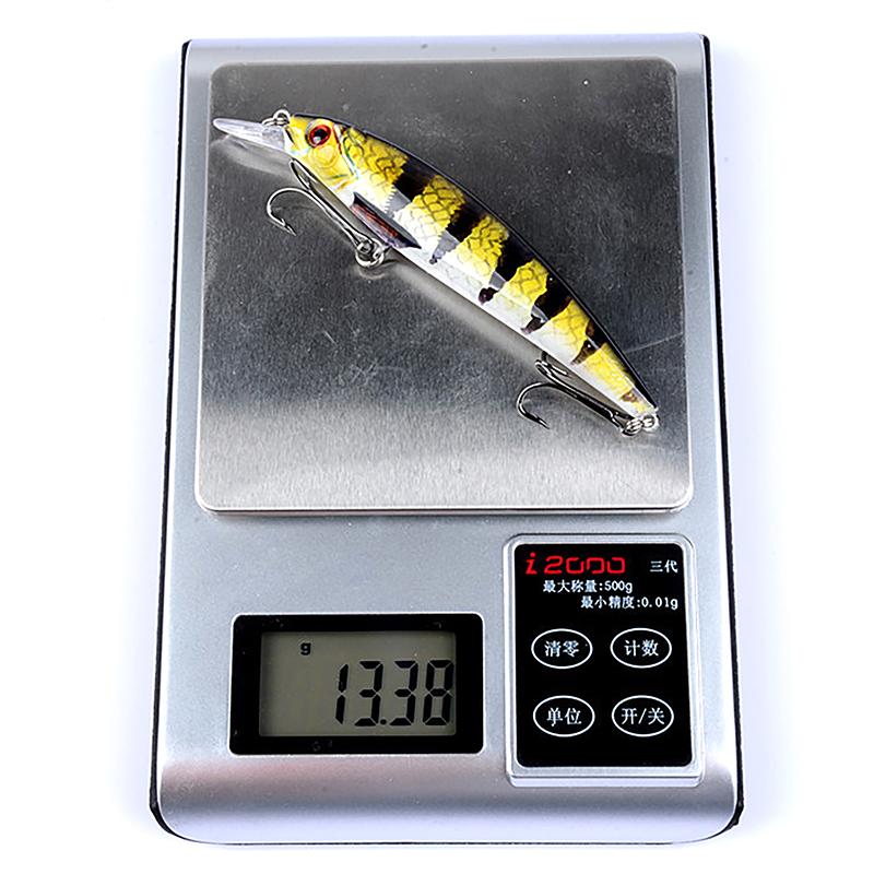 11 см/11,5 г набор рыболовных приманок, жесткая приманка для рыбалки, мини-гонькарь, плавающая приманка-качели, сумасшедшие воблеры, искусственные бионические приманки с кривошипом