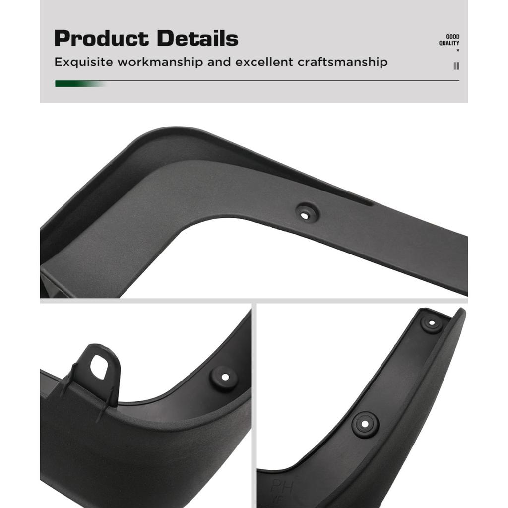 4 шт. Брызговики для автомобиля, Защитные щитки от брызг, Грязезащитные щитки, Автомобильные брызговики, Совместимые с Kia sorento 2010 2011 2012 2013 2014