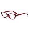 Cat's eye simple flat mirror anti-blue light fashion trend glasses frame women's Internet celebrity small frame anti-ultraviolet glasses frame