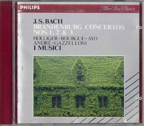 CD I MUSICI МАРИЯ ТЕРЕЗА ГАРАТТИ Бранденбургские концерты Баха №. 12 4205472 PHILIPS Япония Классический Б/У