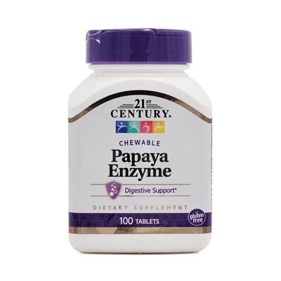Жевательный фермент папайи, 100 таблеток