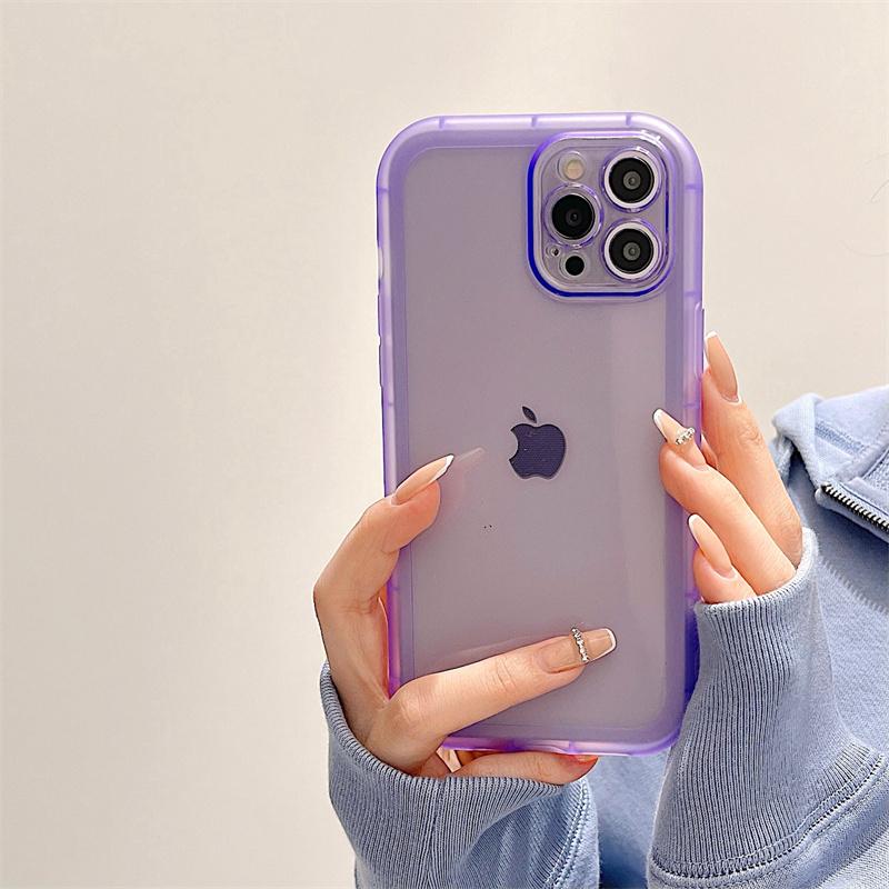 Прозрачный защитный чехол для телефона с воздушным буфером для Iphone 14 13 Pro Max 11 12 Xs Xr X 14pro Max, противоударный прозрачный овальный чехол