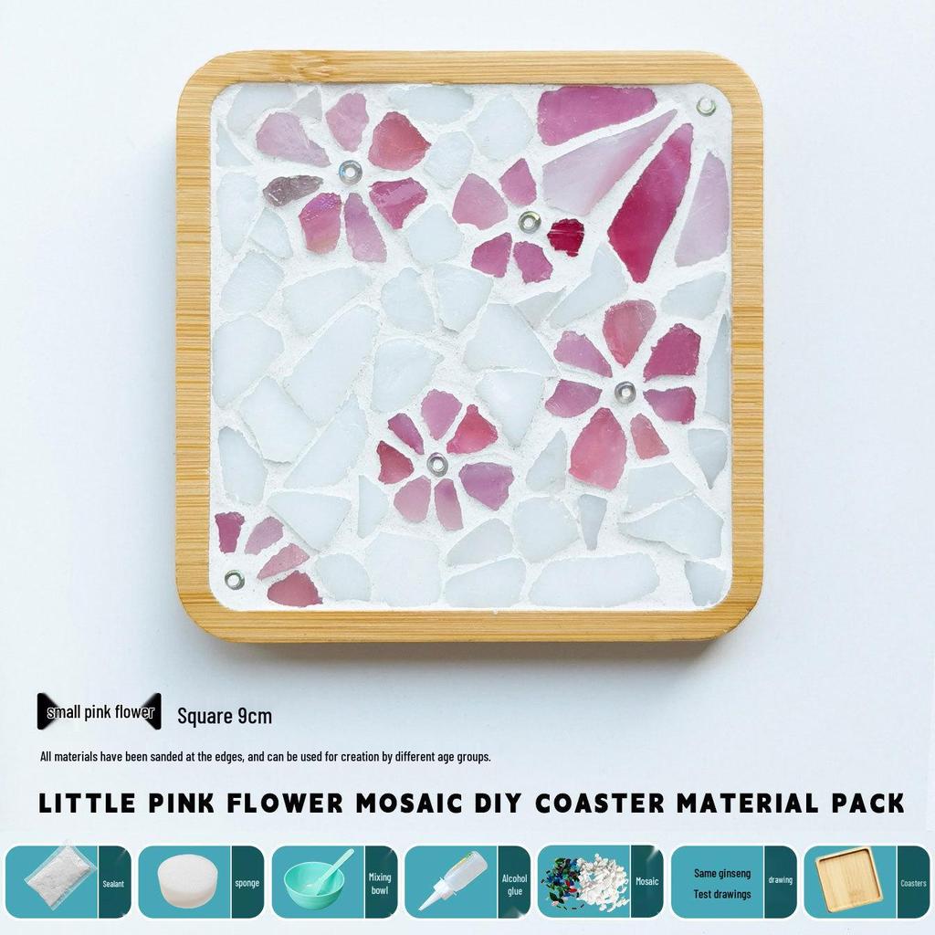 DIY Handmade Mosaic Coaster Kit for Students - Perfect for Kindergarten Activities and Halloween Crafting