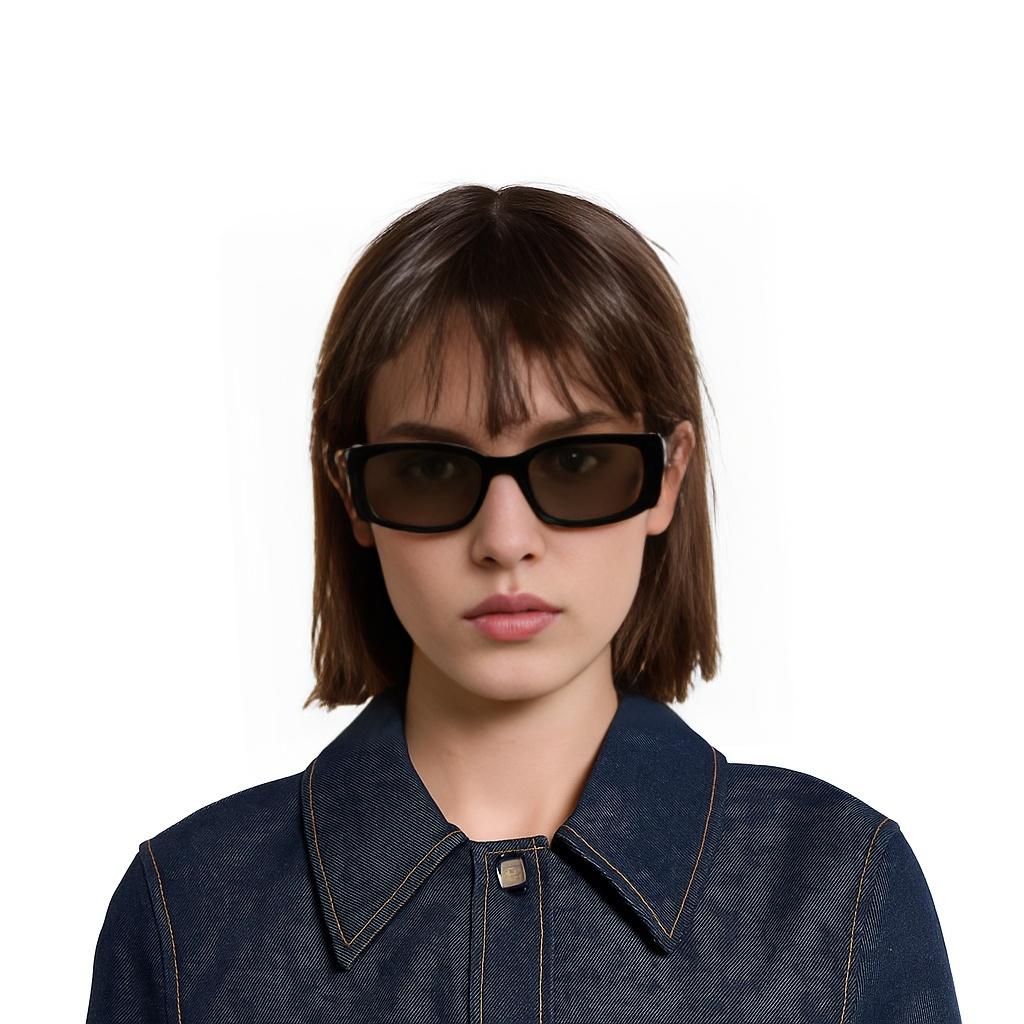 Ray-Ban Side Letter Logo Decorated Irregular Shape Sunglasses Unisex sunglasses Black 0RB4395F-667771