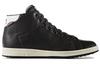 Adidas Originals StanSmith Abrasion Resistant Slip Resistant Mid top Skateboard Shoes Unisex Bright Black S80497