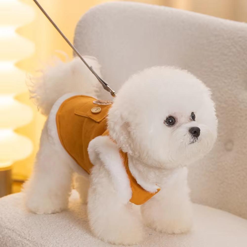 Comfortable Pet Cotton Coat Soft Pet Warm Vests Pet Supplies Puppy Cotton-padded Coat Winter