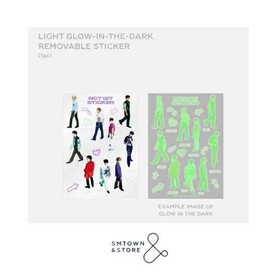 [SMTOWN & STORE] PHOTO + GLOW-IN-THE-DARK STICKER SET - Sticker