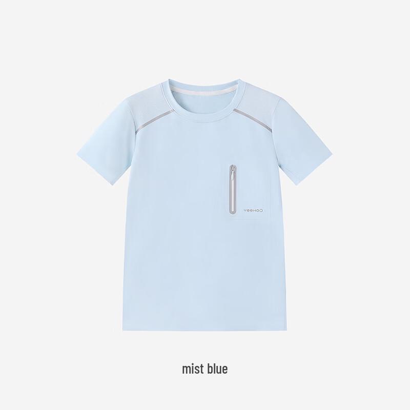 YEEHOO Boys' Short-sleeved Round Neck T-shirt