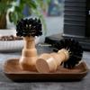 Щетка для чистки портафильтра Barista Espresso Coffee Tamper Щетка для чистки 51 мм 54 мм 58 мм Инструмент с деревянной ручкой Barista