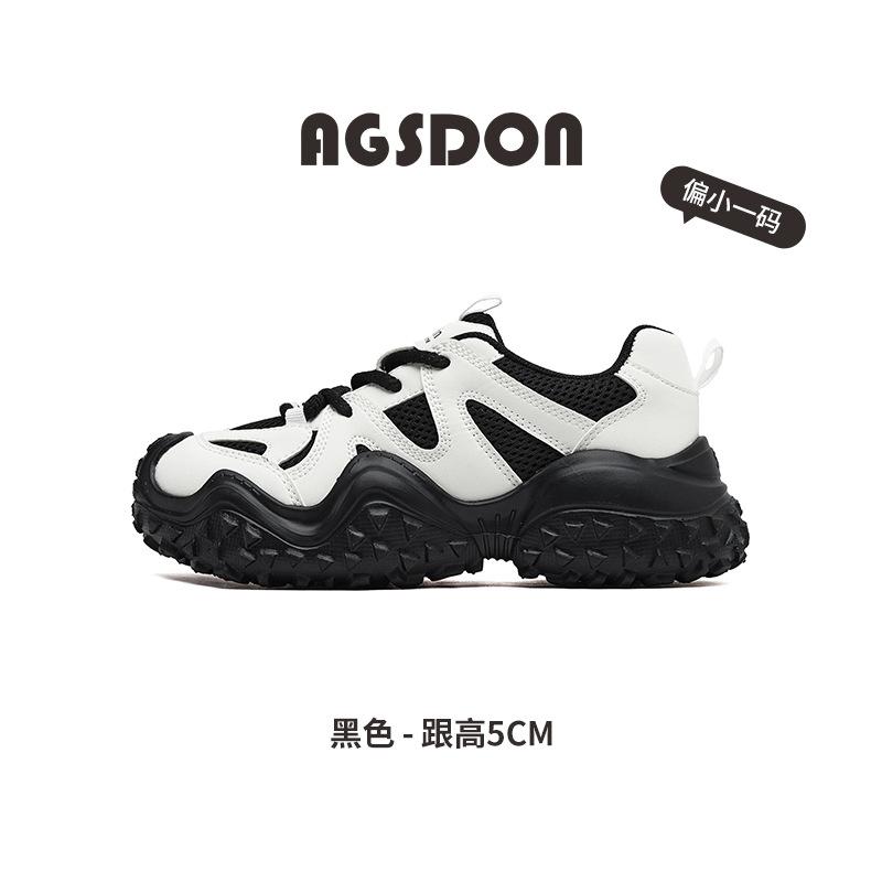 Augustine hiking shoes women's outdoor 2025 new autumn platform ugly cute dad shoes light sports shoes