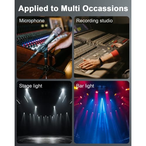 Poyiccot XLR DMX Cable, Short, 30cm, XLR To RJ45 Cable, DMX 3-Pin XLR Male To RJ45 Male Cable with XLR Connector, RJ45 To 3-Pin XLR Adapter, CAT5 Exte