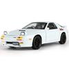 1/24 Mazda RX7 Initial D Racing Toy Car JDM Model 1:24 Diecast Meatl Vehicle Miniature Sound Light Collection Gift for Boy Kid