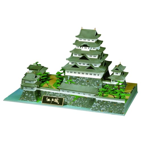Doyusha 1/350 Japanese Castle Deluxe Edo Castle Plastic Model DX-4 Molded Color
