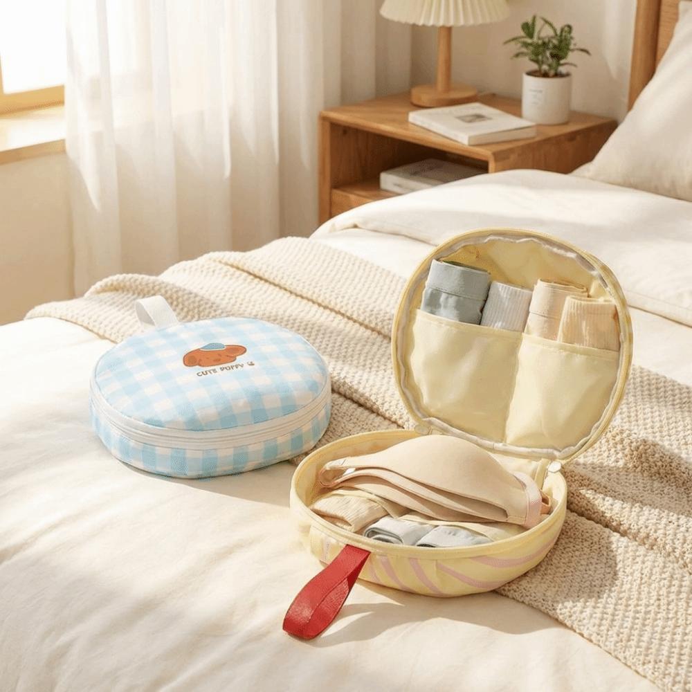 Handheld Underwear Packing Cube Folding Lingerie Pouch Portable Intimates Organizer Travel