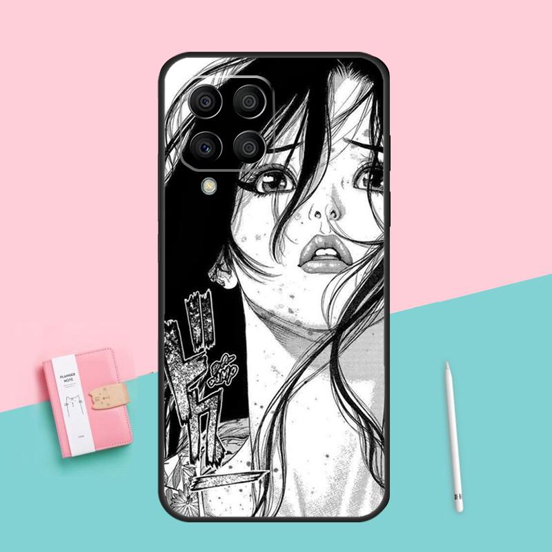 Стиль Хоррор Манга Для Samsung Galaxy M52 M32 M06 M16 M13 M14 M33 M12 M31 M55 M15 M11 M21 M35 M53 M34 M54 Чехол