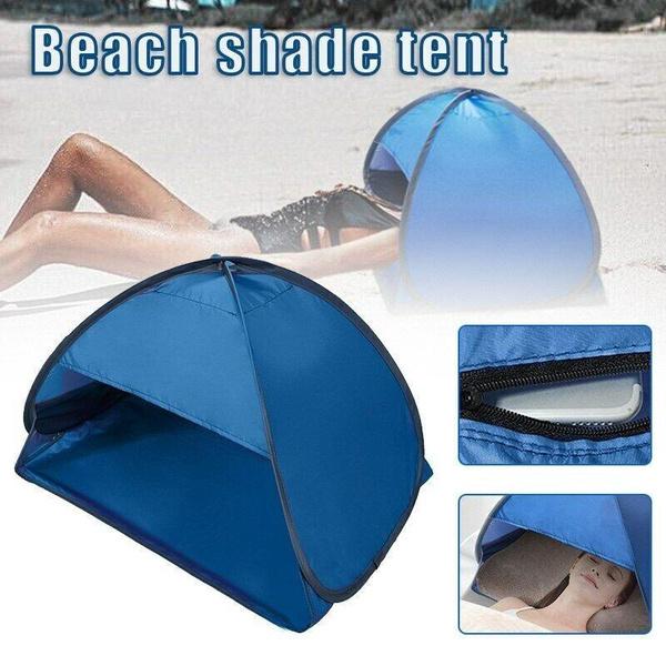 Large Portable Sun Shelter Outdoor Beach Headrest Tent Mini Sunbathing Head Tent Picnic Instant PopUp Canopy Windproof Sun Shade Tents