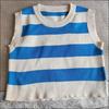 Сексуальная женская майка в рубчик, летние укороченные топы без рукавов в полоску с круглым вырезом, уличная винтажная корейская модная рубашка, жилет, одежда Y2K
