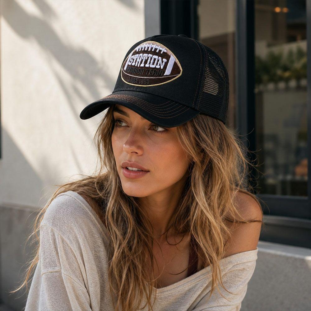 Breathable Baseball Cap Mesh Trucker Hat Streetwear Sun Hat for Men Women