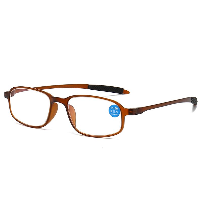 Складные очки для чтения TR90 с защитой от синего света и чехлами для модных пользователей среднего и пожилого возраста