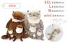 Shinada Global Mochi Series Mochi Otter Plush Toy, Brown (XXL), 50 X 50 X 65cm, MOKW-1800B