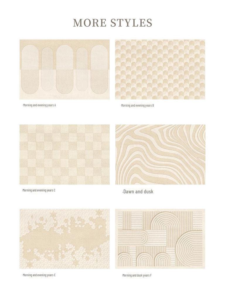 Ковер для гостиной Cream Velvet Loop - водонепроницаемый, спальня и домашний декор 2024