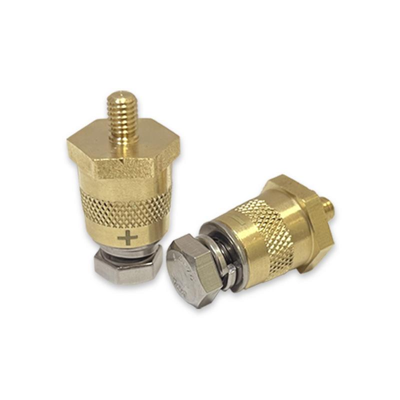 Battery Terminal Connector Versatile Battery Charging Post Threaded Terminal Stud End Metal Battery Terminal Charging Posts