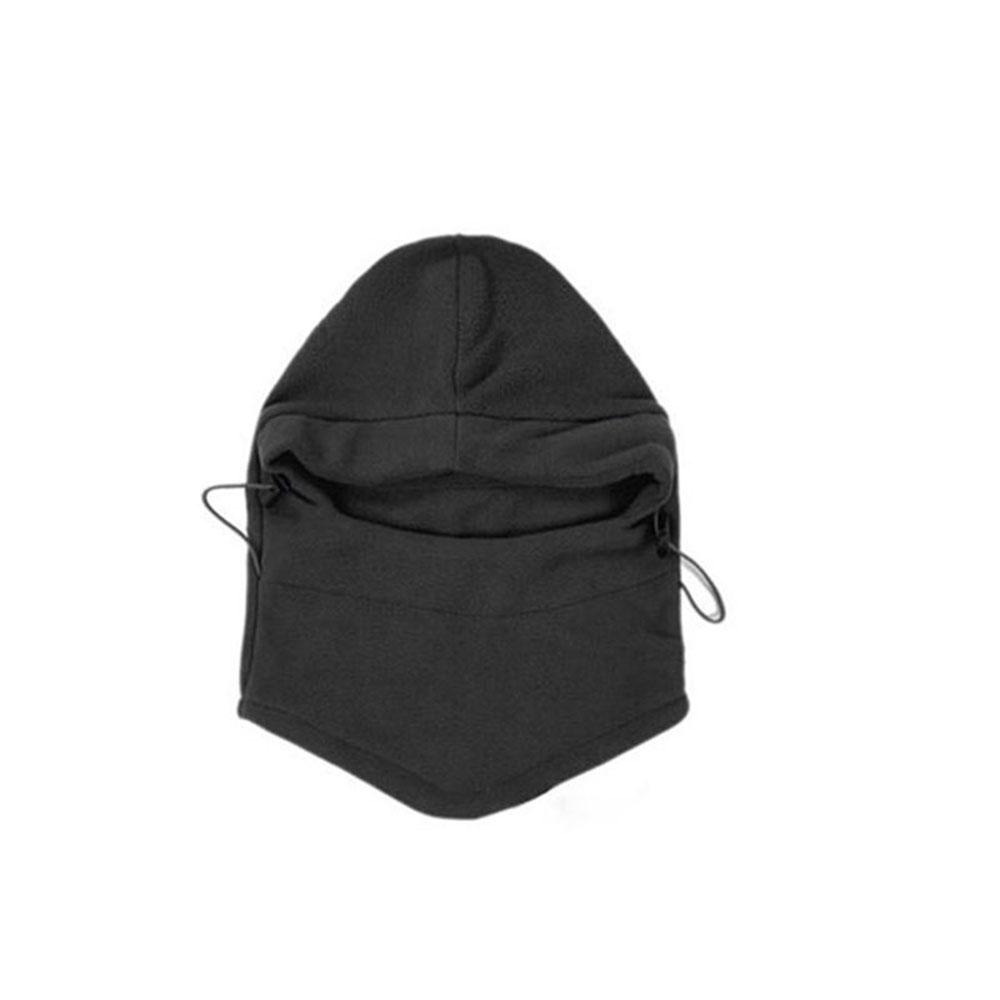 6-in-1 Winter Swat Face Black Balaclava Ski Thermal Hat Protect Mask Windproof