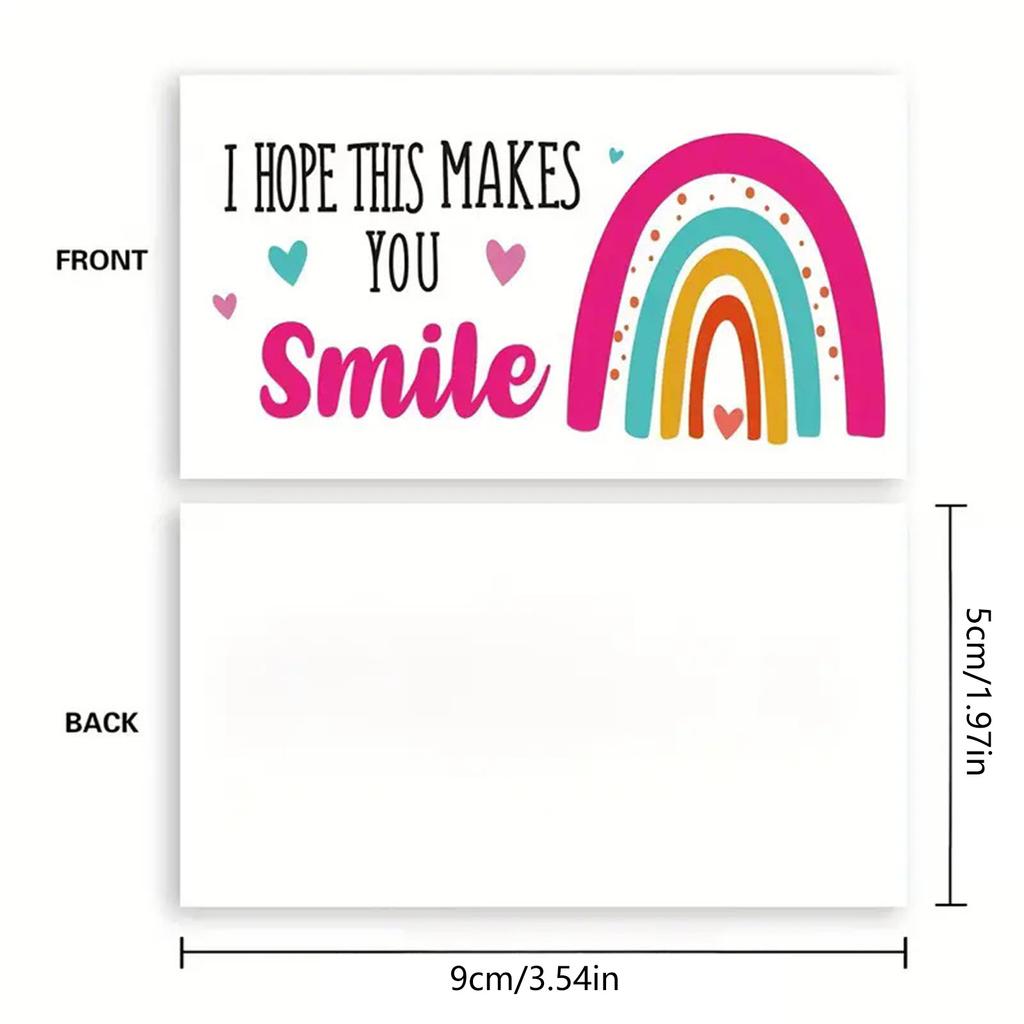 Pack Of 50 Customer Appreciation Thank You Cards Personalized Greeting Card Handmade Gratitudes Cards for Shoppers