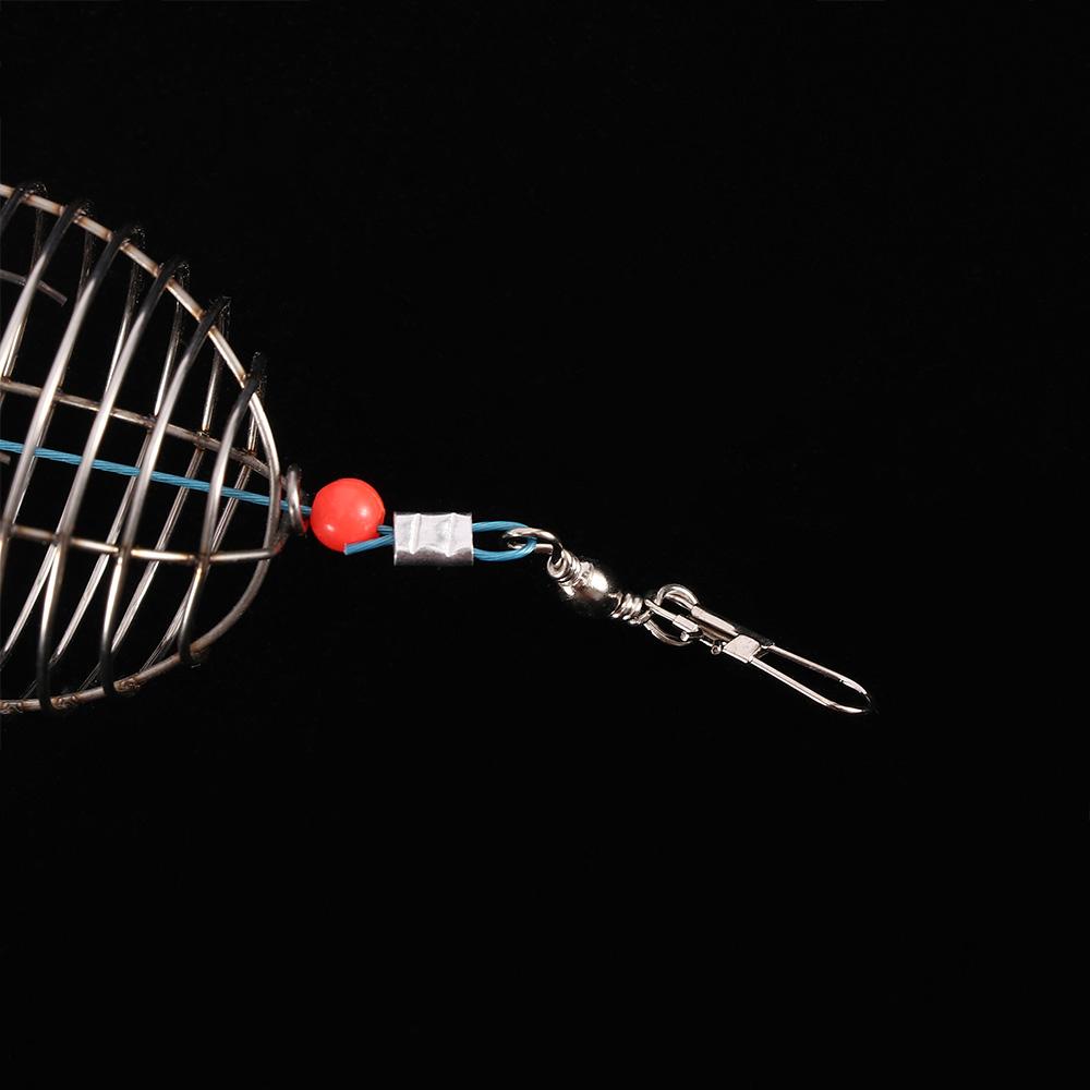 Small Holder Fish Bait Tackle Accessory Bait Basket Lure Cages Fishing Feeder Fishing Bait Cage