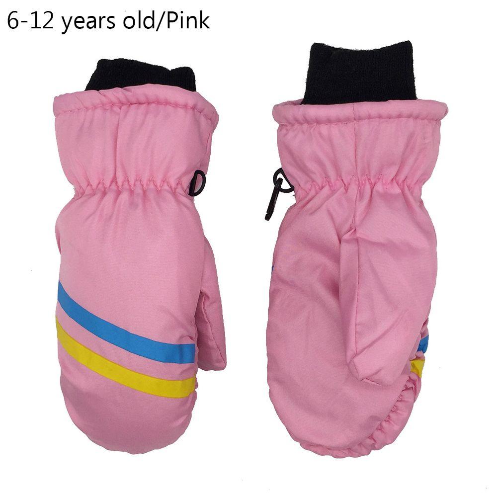 Kids Winter Must Thicken Warm Children Ski Gloves Snow Snowboard Outdoor Riding Long-sleeved Mitten