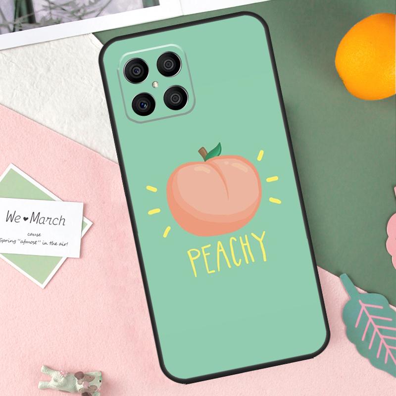 Розовые персики Эстетичный чехол для Honor 200 Lite 50 70 90 X9b X9a X8b X8a X8 X9 X9c Honor Magic 7 Pro 5 6 Lite Чехол