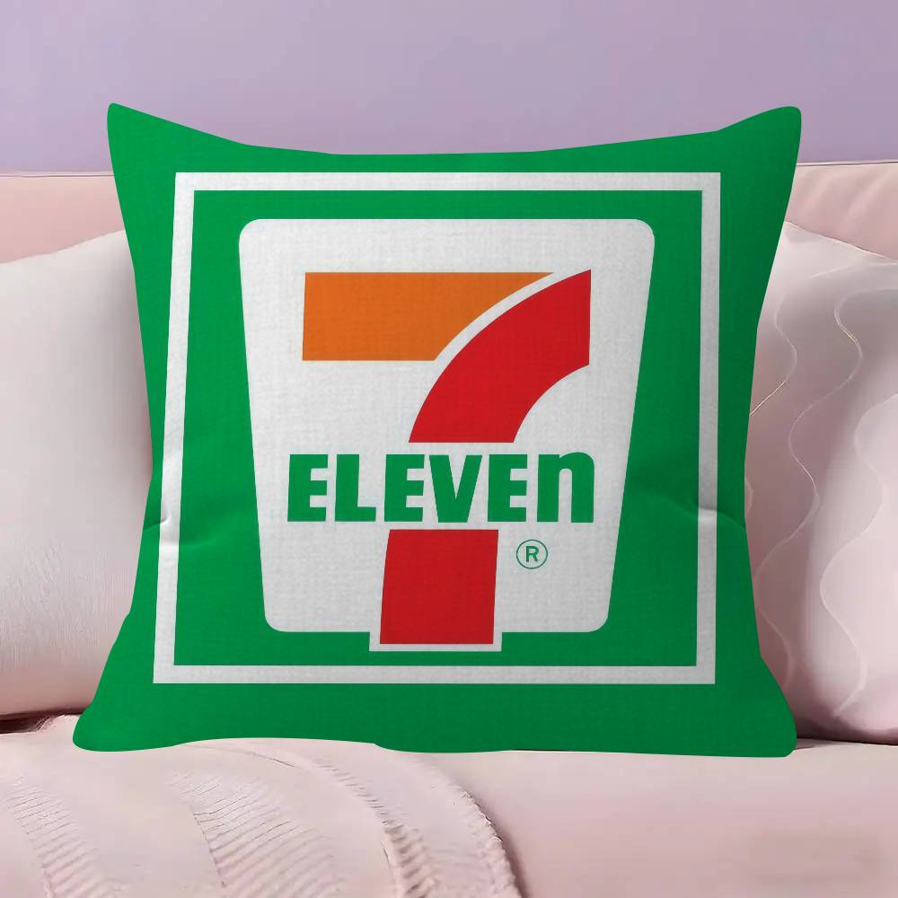 Pillow Gift Home Office Decoration Bedroom Sofa Car Cushion Cover case 45x45 LOGO 7EELEVENS
