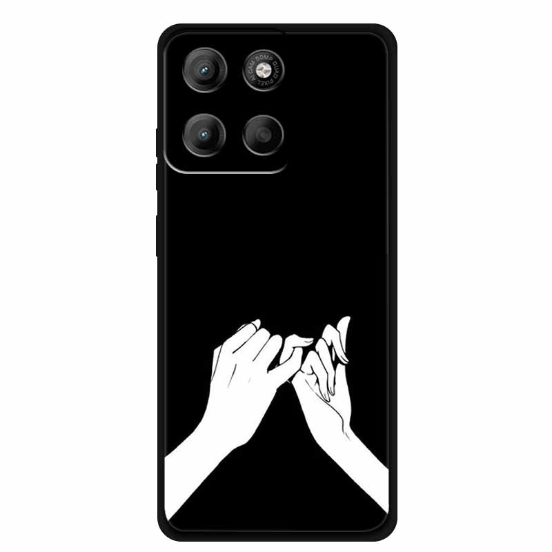 Чехол для Motorola Edge 60 Pro 60Pro Черный Силиконовый Мягкий ТПУ Чехол для Телефона Для Motorola Edge 60 60s 60 Fusion Задняя Крышка Чехол