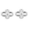 Invisible collage HUG BLOOM EARRING_SILVER