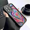 Чехол в стиле «Радужное сердце с пазами» для iPhone Pro Max 14/15/16/17
