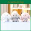 Bunny Toy Plush Keychain With Pp Cotton Filling For Kids Stuffed Animal Gift