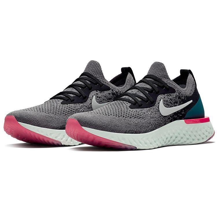 Nike Женские кроссовки Epic React Flyknit 'Gunsmoke' AQ0070-010
