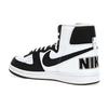 Nike CDG X Кожаные Высокие Кроссовки на Шнуровке с Круглым Носком Мужские кроссовки Черно-белые PKK1050011