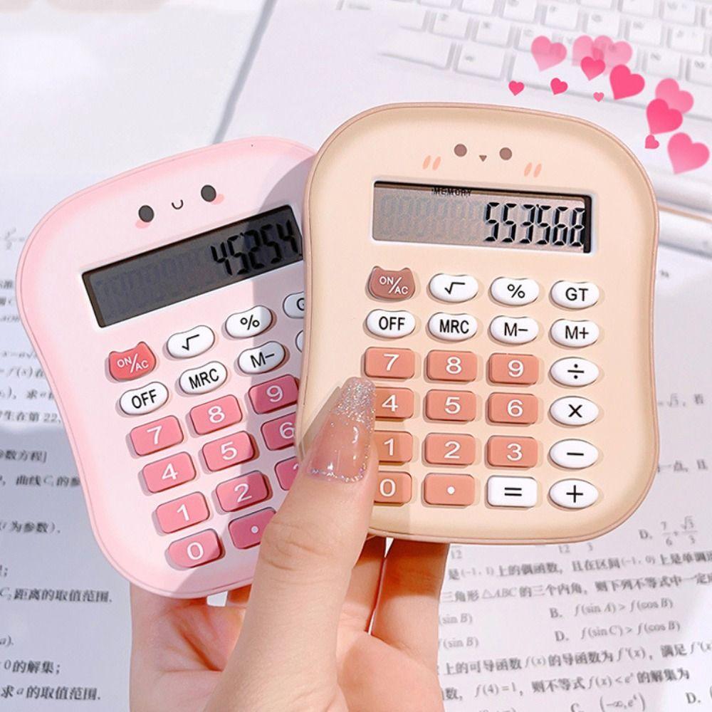 Канцелярские принадлежности Маленький милый калькулятор в форме хлеба Мультяшный мини-калькулятор для школы