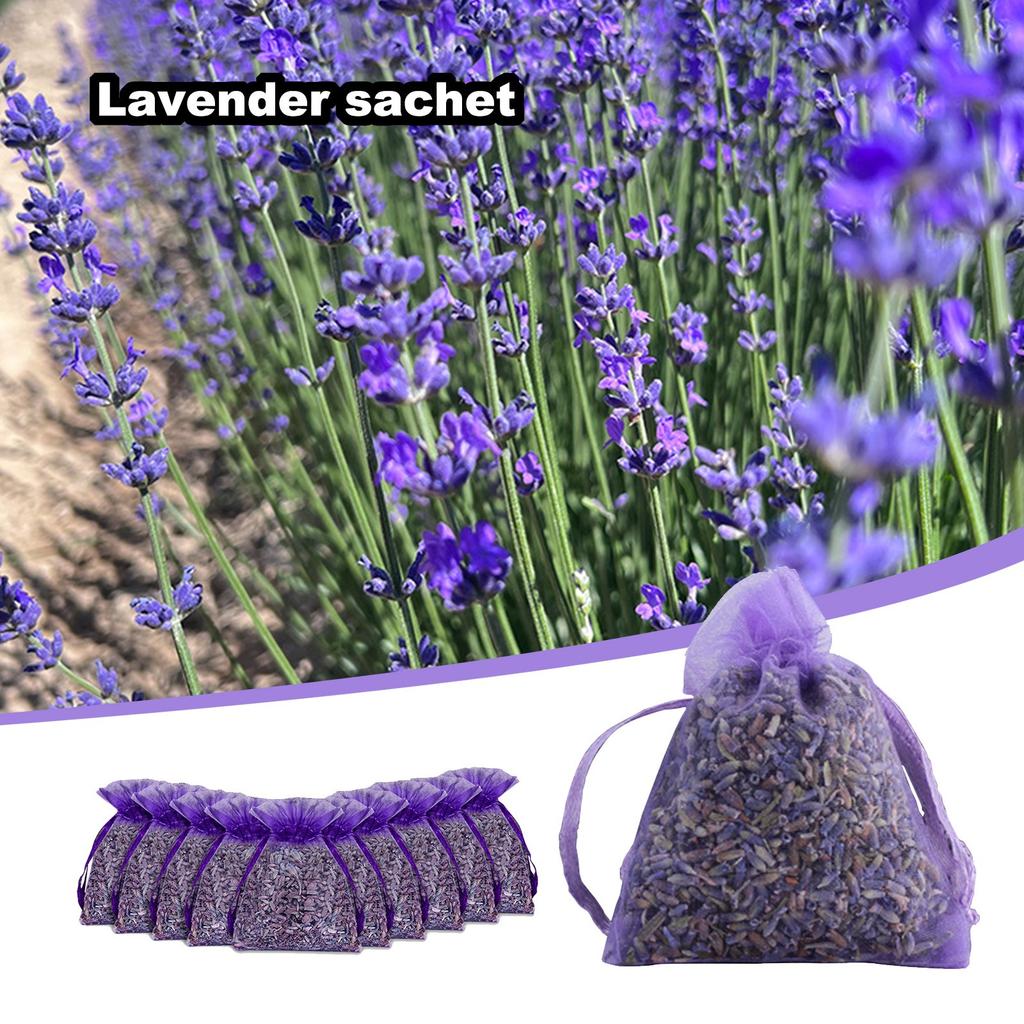 Sachets Bags, Natural Dried Lavender Sachets For Drawers And Closets, Strong Smell Fresh Scents Home