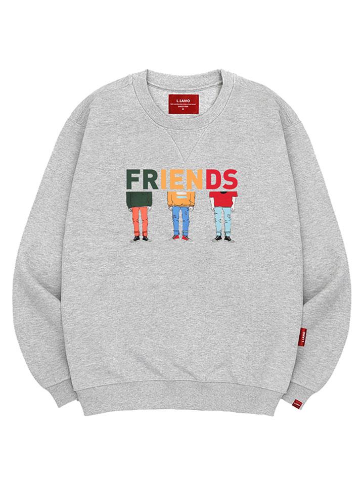 Свитшот Ellamo Color Friend Унисекс Большого Размера (Тип Б)