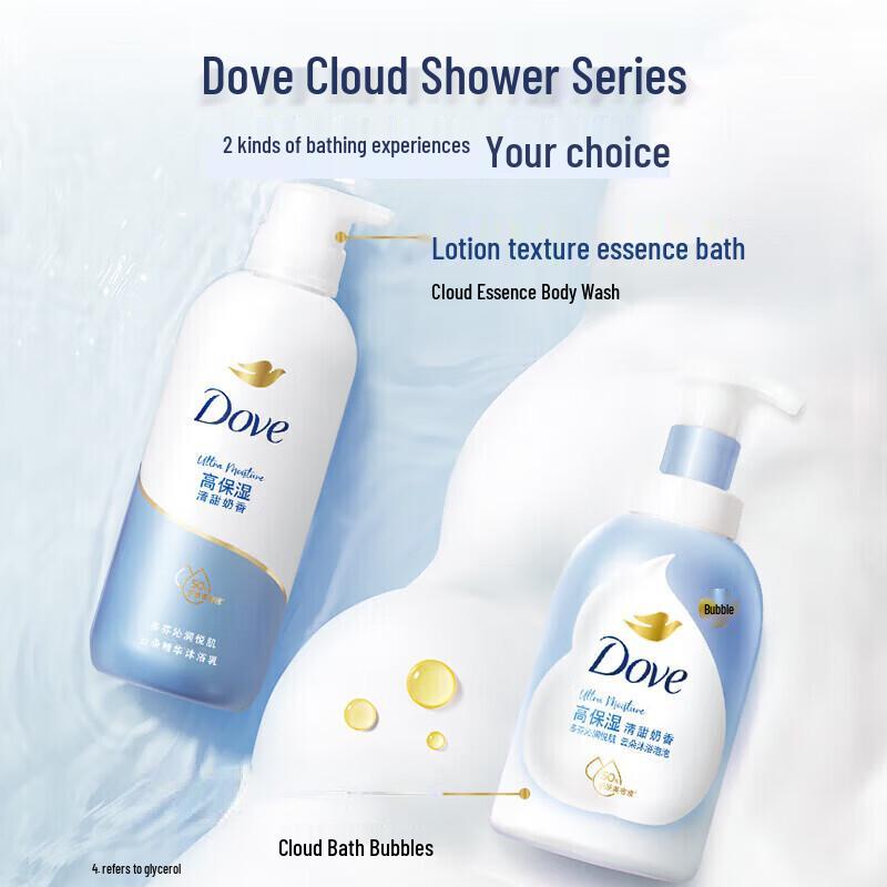 DOVE Глубоко питающий пенящийся гель для душа