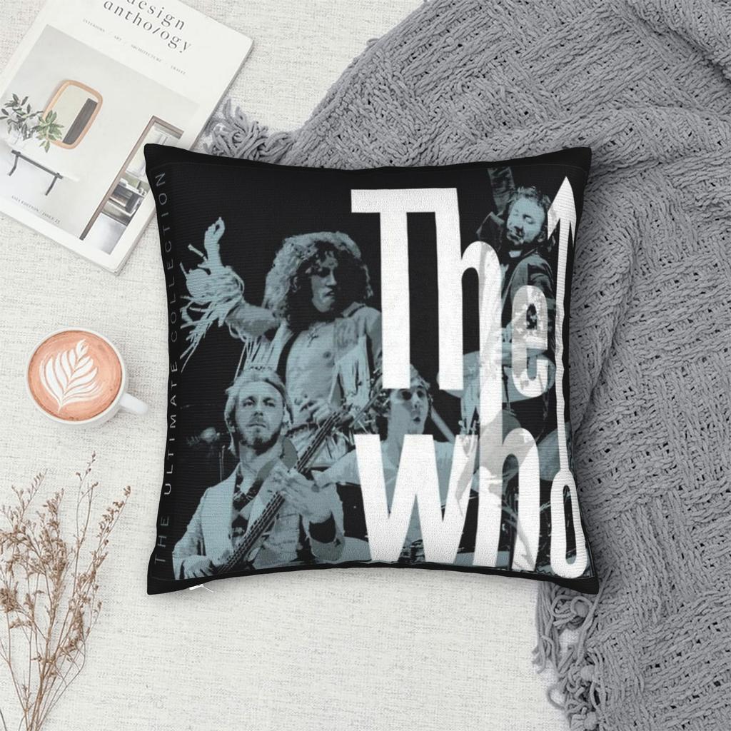 Коллекция 'The Ultimate Collection' группа The Who Наволочки Мерч Чехол для подушки Подушки Декор для дома На молнии Много размеров