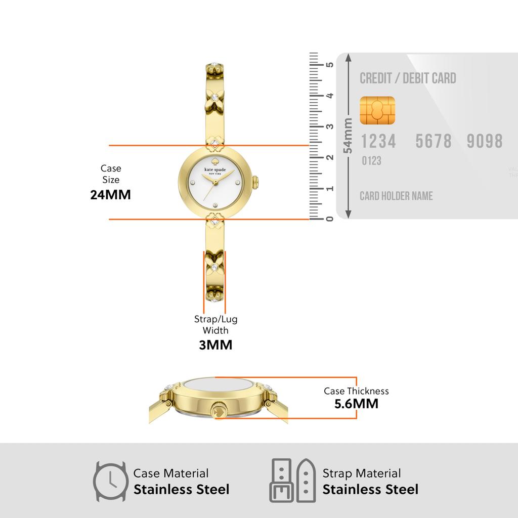 Spade New Monroe Watch KSW1851 Gold [Кейт Йорк] Женские