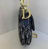 [Pre-Owned] Saddle Removable Adjustable Shoulder Strap Magnetic Buckle Closure Printed Saddle Bag Crossbody Bag Fabric Handbag Sho - Very Good #J7OH9S